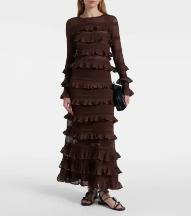 Zimmermann Hypnotic ruffled top | Thumbnail 2 Zimmermann Hypnotic ruffled top | Thumbnail 2