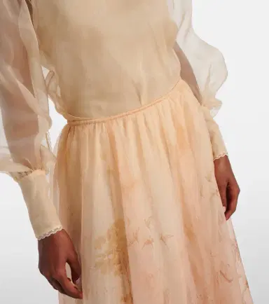 Zimmermann Hypnotic silk organza maxi skirt | Thumbnail 2