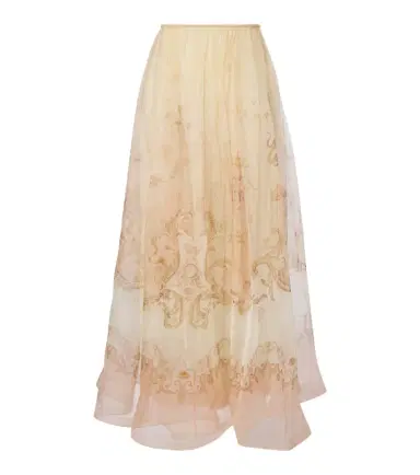 Zimmermann Hypnotic silk organza maxi skirt | Thumbnail 1