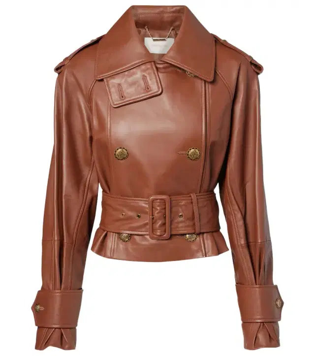 Hypnotic cropped leather jacket