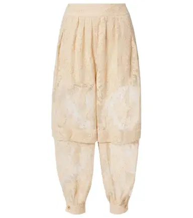 Zimmermann Hypnotic layered lace barrel-leg pants | Thumbnail 1