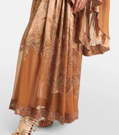Zimmermann Memento Burnout paisley semi-sheer gown | Thumbnail 5 Zimmermann Memento Burnout paisley semi-sheer gown | Thumbnail 5