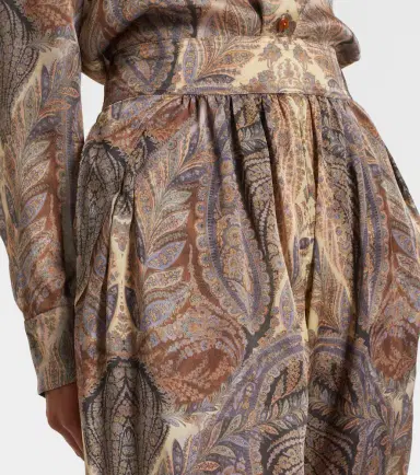 Zimmermann Hypnotic paisley silk tapered pants | Thumbnail 4 Zimmermann Hypnotic paisley silk tapered pants | Thumbnail 4