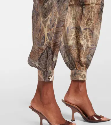 Zimmermann Hypnotic paisley silk tapered pants | Thumbnail 5 Zimmermann Hypnotic paisley silk tapered pants | Thumbnail 5