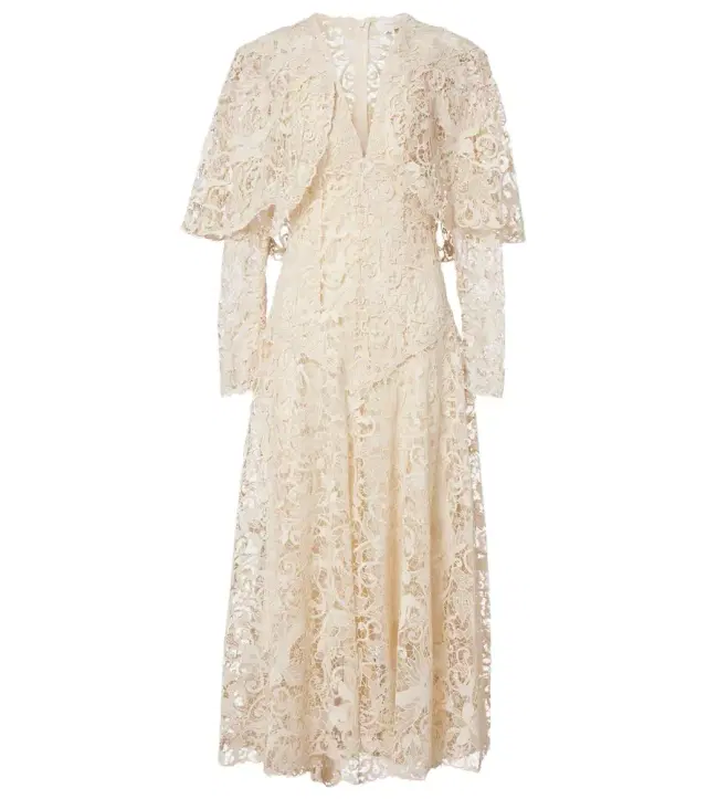 Memento lace midi dress