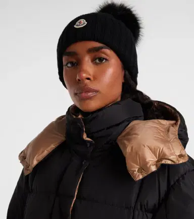 Moncler Cable-knit cashmere and wool-blend beanie | Thumbnail 4 Moncler Cable-knit cashmere and wool-blend beanie | Thumbnail 4