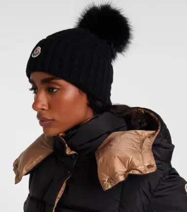 Moncler Cable-knit cashmere and wool-blend beanie | Thumbnail 5 Moncler Cable-knit cashmere and wool-blend beanie | Thumbnail 5