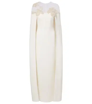 Safiyaa Bridal Ambere embellished crêpe gown | Thumbnail 1 Safiyaa Bridal Ambere embellished crêpe gown | Thumbnail 1