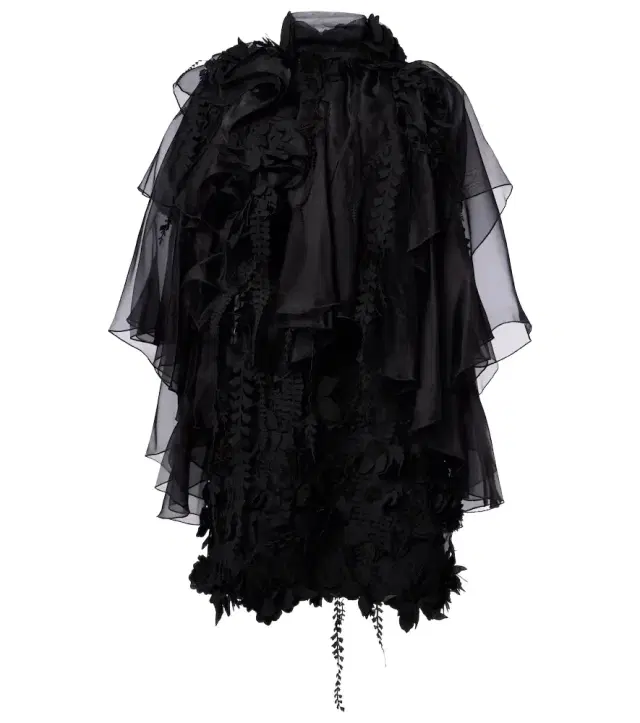 Zimmermann Hypnotic floral-appliqué minidress