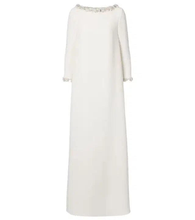 Safiyaa Bridal Lanai embellished crêpe gown