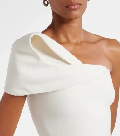 Safiyaa Bridal Blanchette crêpe gown | Thumbnail 2