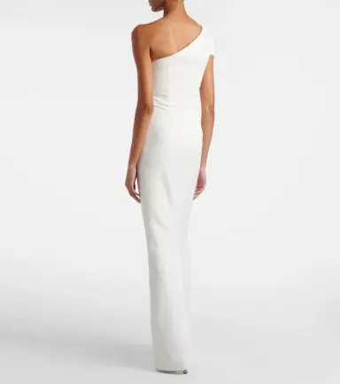 Safiyaa Bridal Blanchette crêpe gown | Thumbnail 3