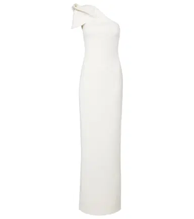Safiyaa Bridal Blanchette crêpe gown | Thumbnail 1