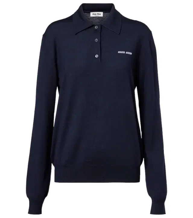 Miu Miu Virgin wool polo sweater