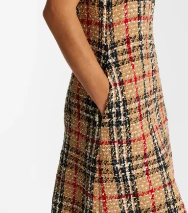 Burberry Check bouclé minidress | Thumbnail 2