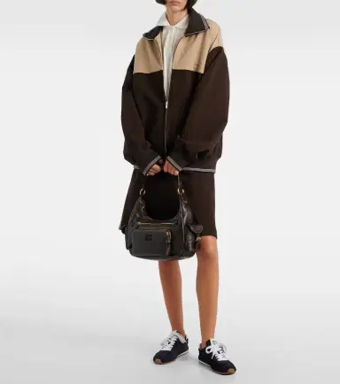Miu Miu Distressed leather shoulder bag | Thumbnail 7 Miu Miu Distressed leather shoulder bag | Thumbnail 7