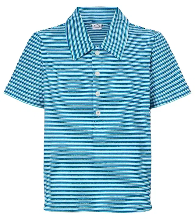 The Upside Rio Lilou striped polo shirt