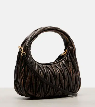 Miu Miu Wander Small matelassé leather tote bag | Thumbnail 2 Miu Miu Wander Small matelassé leather tote bag | Thumbnail 2
