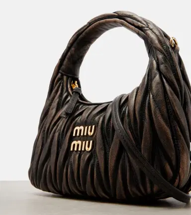 Miu Miu Wander Small matelassé leather tote bag | Thumbnail 3 Miu Miu Wander Small matelassé leather tote bag | Thumbnail 3