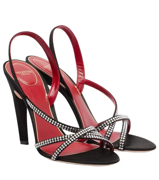 Valentino Garavani Dans Le Foyer 105 satin sandals