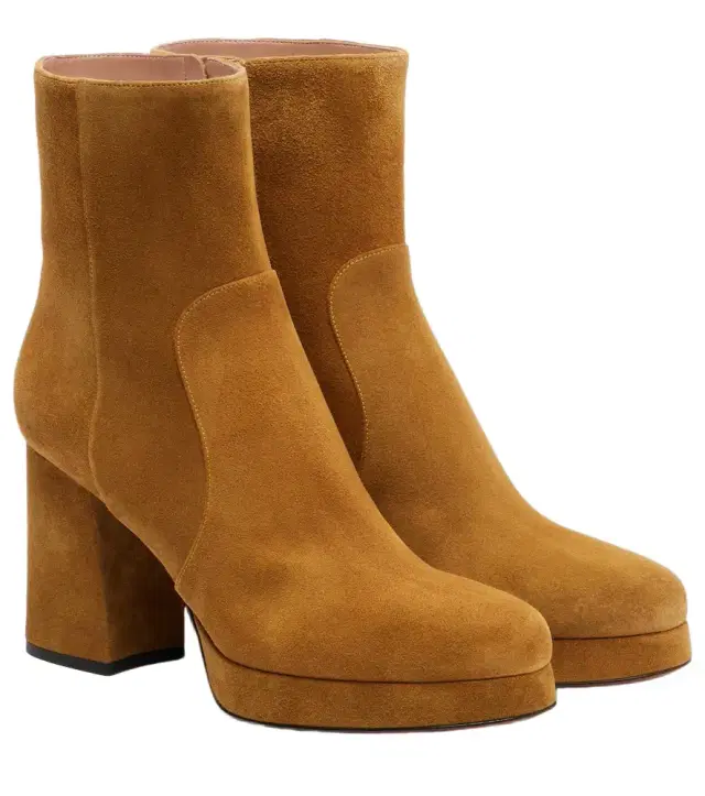 Valentino Garavani Fawcette 90 suede platform ankle boots
