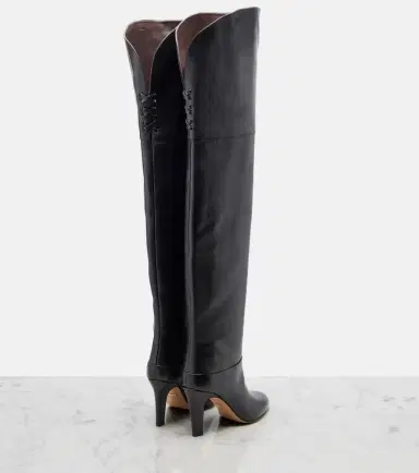 Chloé Chloé Eve 85 leather over-the-knee boots | Thumbnail 4
