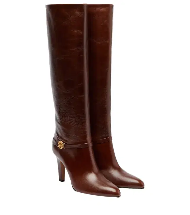 Chloe Chloé Eve 85 leather knee-high boots