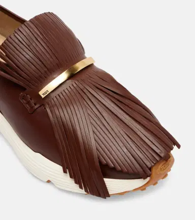 Tod's Fringed leather sneakers | Thumbnail 2