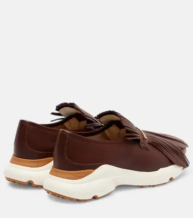Tod's Fringed leather sneakers | Thumbnail 3