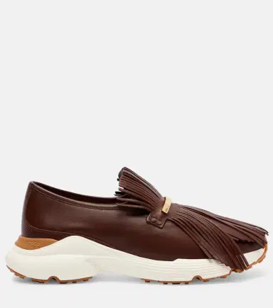 Tod's Fringed leather sneakers | Thumbnail 4
