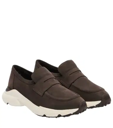 Tod's Shearling-lined leather slip-on shoes | Thumbnail 1