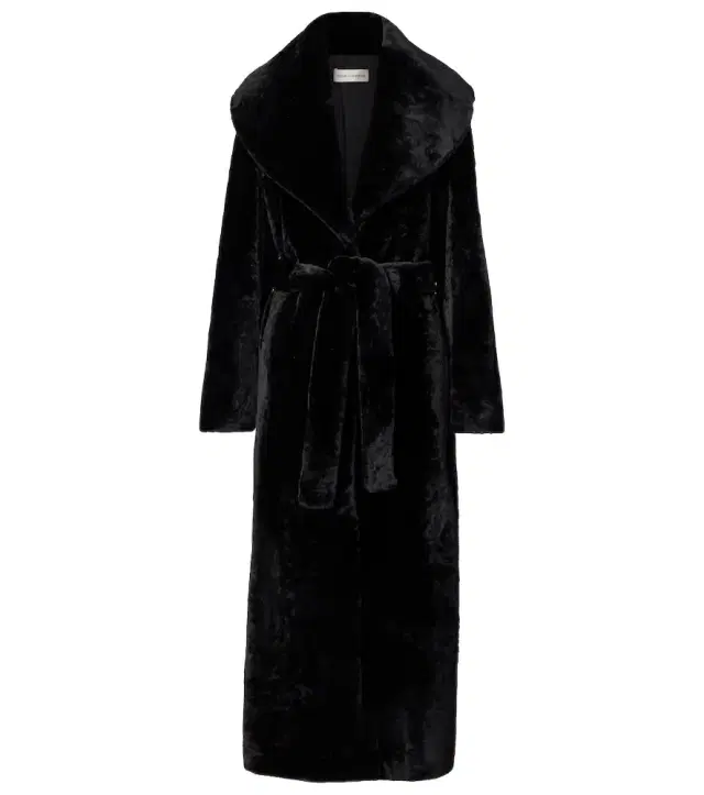 Giovanna shearling wrap coat