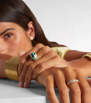 Marina B Ondine 18kt gold ring with diamonds | Thumbnail 4 Marina B Ondine 18kt gold ring with diamonds | Thumbnail 4
