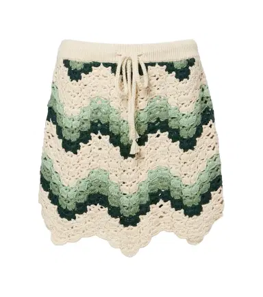 The Upside Tidal Hali cotton crochet miniskirt | Thumbnail 1