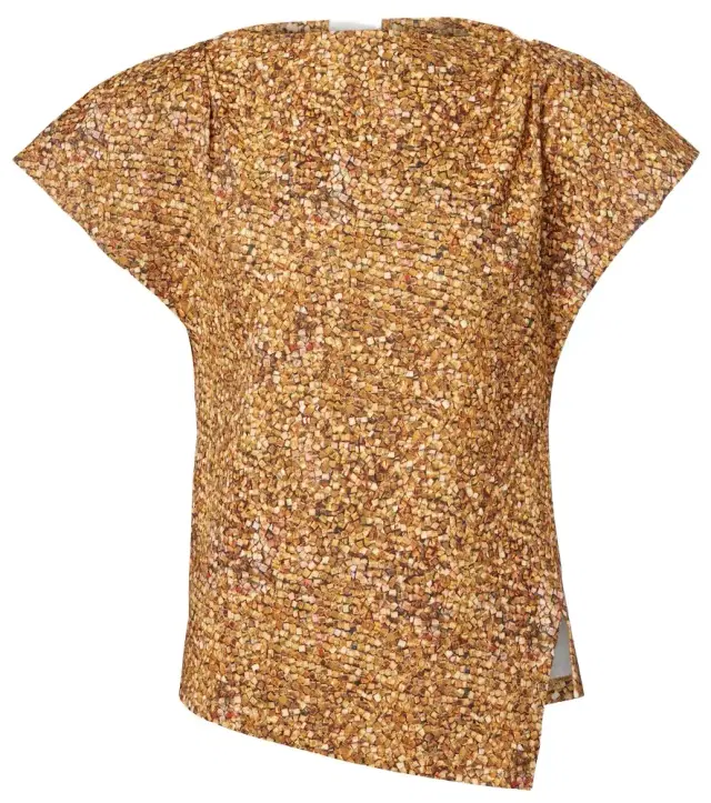 Isabel Marant Sebani asymmetric cotton T-shirt