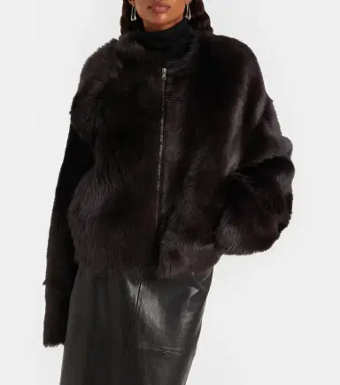 Nour Hammour Dianne shearling jacket | Thumbnail 4