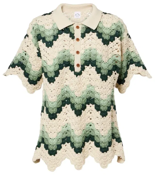 The Upside Tidal Sagra cotton crochet top