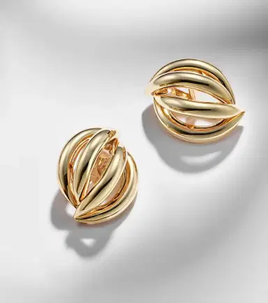 Jennifer Fisher Abstract Line gold-plated clip-on earrings | Thumbnail 5