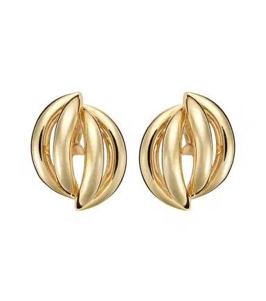 Jennifer Fisher Abstract Line gold-plated clip-on earrings | Thumbnail 1