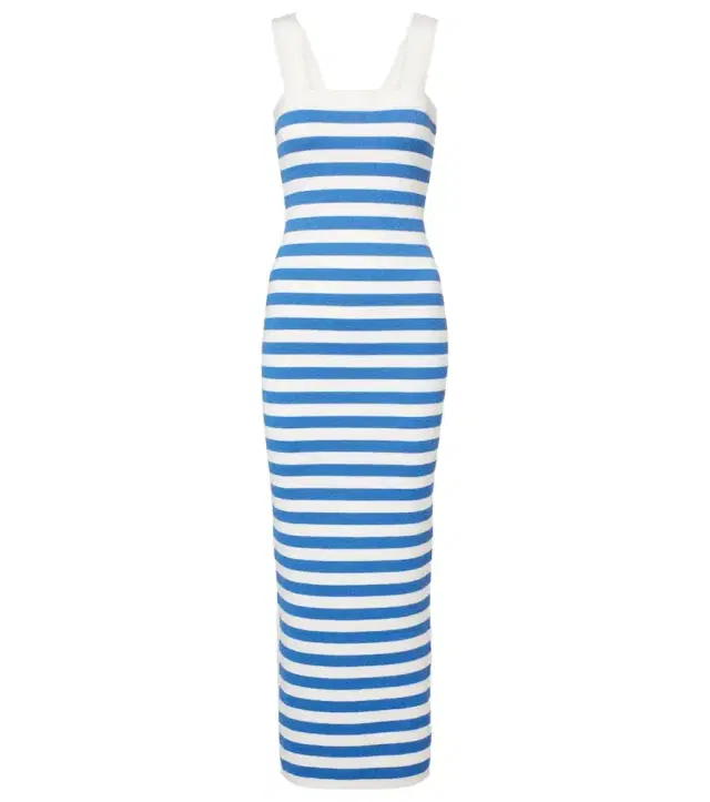 Posse Ari striped knitted maxi dress