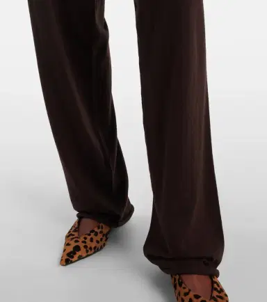 Extreme Cashmere N°353 Relax cotton-blend straight pants | Thumbnail 3