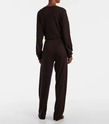 Extreme Cashmere N°353 Relax cotton-blend straight pants | Thumbnail 6