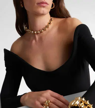 Jennifer Fisher Murphy 10kt gold-plated choker | Thumbnail 3