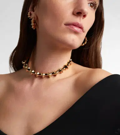 Jennifer Fisher Murphy 10kt gold-plated choker | Thumbnail 4