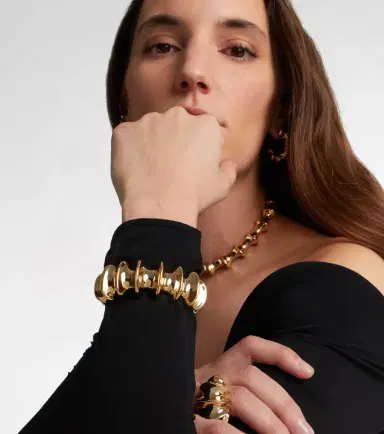 Jennifer Fisher Murphy gold-plated cuff bracelet | Thumbnail 3
