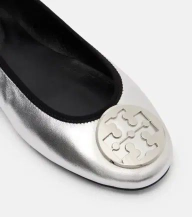 Tory Burch Reva Travel leather ballet flats | Thumbnail 3 Tory Burch Reva Travel leather ballet flats | Thumbnail 3