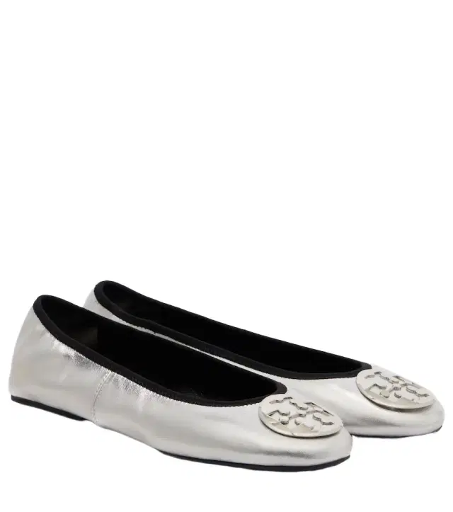Tory Burch Reva Travel leather ballet flats