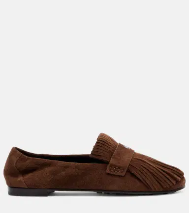 Tory Burch Ballet fringed suede loafers | Thumbnail 2 Tory Burch Ballet fringed suede loafers | Thumbnail 2