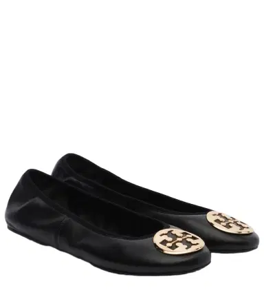 Tory Burch Reva Travel leather ballet flats | Thumbnail 1 Tory Burch Reva Travel leather ballet flats | Thumbnail 1