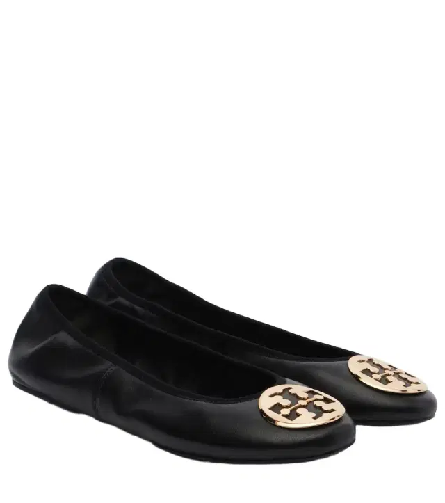 Tory Burch Reva Travel leather ballet flats
